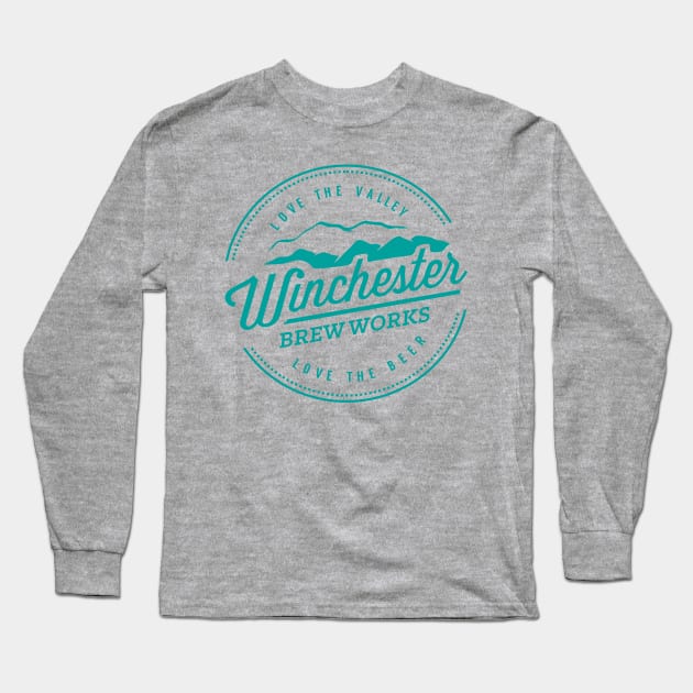 Winchester Brew Works logo (dark ink) Long Sleeve T-Shirt by Winchester Brew Works